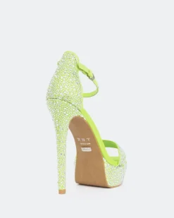 Women L'INTERVALLE Rinna, Green Suede/Suède Vert