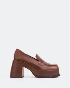 Women L'INTERVALLE Rochfort Chestnut Leather