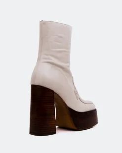 Women L'INTERVALLE Rodrigo Off White Leather