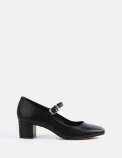 Women L'INTERVALLE Rosalba Black Leather