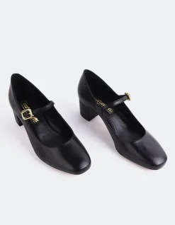 Women L'INTERVALLE Rosalba Black Leather