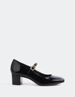 Women L'INTERVALLE Rosalba Black Patent