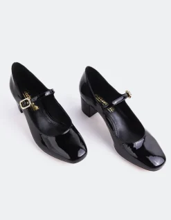 Women L'INTERVALLE Rosalba Black Patent
