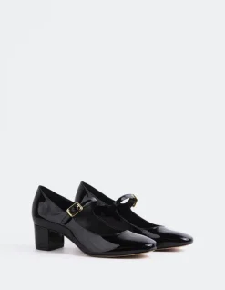 Women L'INTERVALLE Rosalba Black Patent