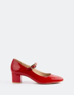 Women L'INTERVALLE Rosalba Red Patent