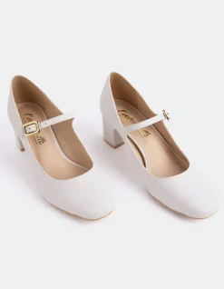 Women L'INTERVALLE Rosalba White Leather