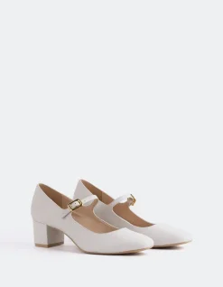 Women L'INTERVALLE Rosalba White Leather