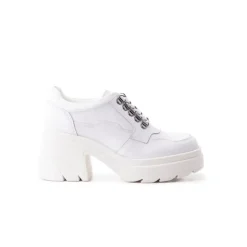Women L'INTERVALLE Rowdy White Leather