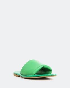 Women L'INTERVALLE Rum Green Leather