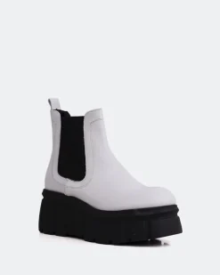 Women L'INTERVALLE Rupert White Leather