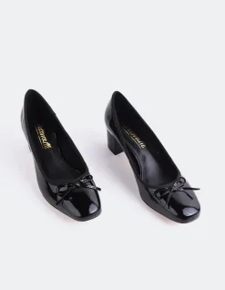Women L'INTERVALLE Ruslan Black Patent