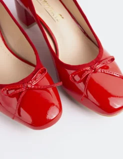 Women L'INTERVALLE Ruslan Red Patent