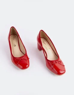 Women L'INTERVALLE Ruslan Red Patent