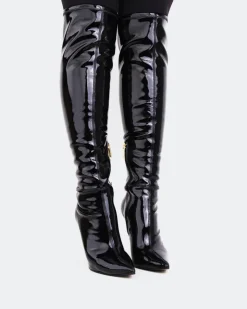 Women L'INTERVALLE Sahar Black Patent