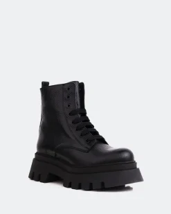 Women L'INTERVALLE Sainz Black Leather