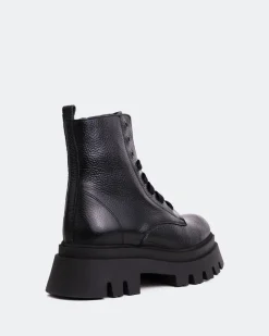Women L'INTERVALLE Sainz Black Leather