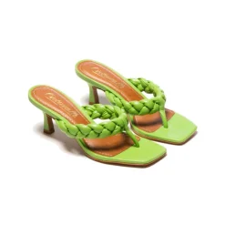 Women L'INTERVALLE Saxony Green Leather