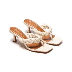 Women L'INTERVALLE Saxony Off White Leather