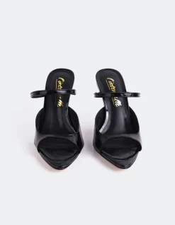 Women L'INTERVALLE Scilla Black Naplack