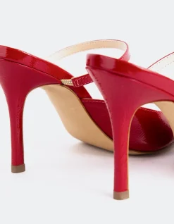 Women L'INTERVALLE Scilla Red Naplack