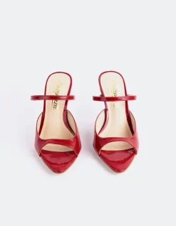 Women L'INTERVALLE Scilla Red Naplack