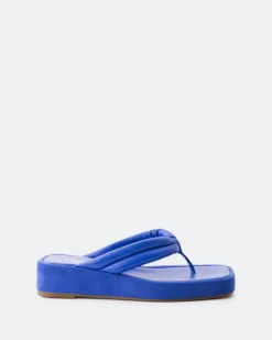 Women L'INTERVALLE Senda Royal Blue Leather
