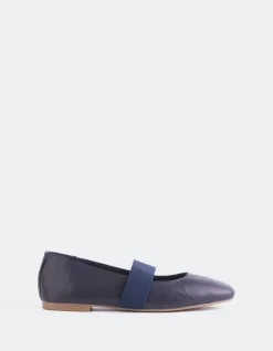 Women L'INTERVALLE Seraphina Navy Leather