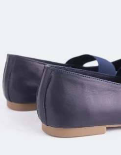 Women L'INTERVALLE Seraphina Navy Leather