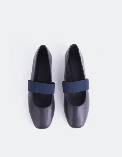 Women L'INTERVALLE Seraphina Navy Leather