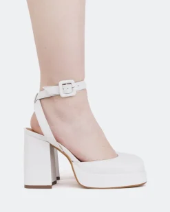Women L'INTERVALLE Serre White Leather