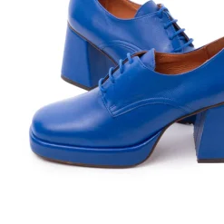 Women L'INTERVALLE Sevres Blue Leather