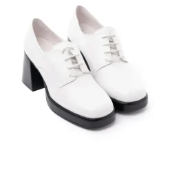 Women L'INTERVALLE Sevres White Leather