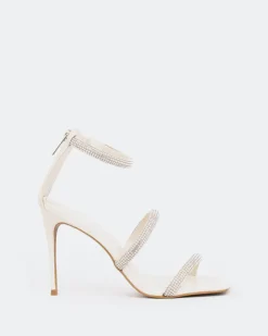 Women L'INTERVALLE Shamari, Off White Leather/Cuir Blanc Cassé