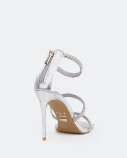 Women L'INTERVALLE Shamari, Silver Leather/Cuir Argenté