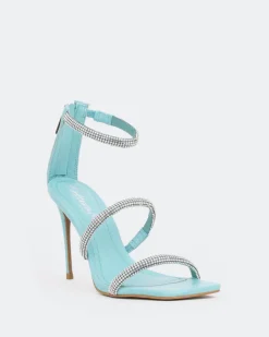 Women L'INTERVALLE Shamari, Turquoise Leather/Cuir Turq.
