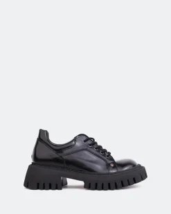 Women L'INTERVALLE Sheeran Black Leather
