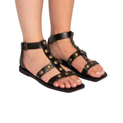 Women L'INTERVALLE Shena Black Leather