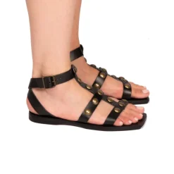 Women L'INTERVALLE Shena Black Leather