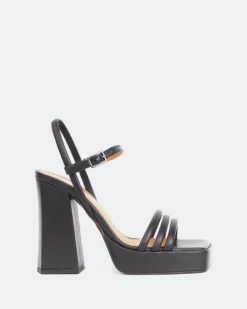 Women L'INTERVALLE Shock Black Leather