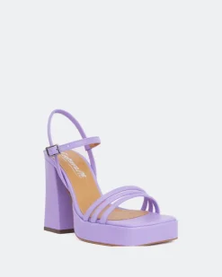 Women L'INTERVALLE Shock Purple Leather