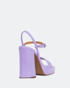 Women L'INTERVALLE Shock Purple Leather