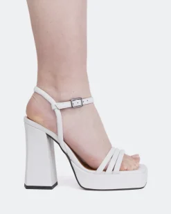 Women L'INTERVALLE Shock White Leather