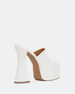 Women L'INTERVALLE Shore Off White Leather/Cuir Blanc Cassé