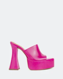 Women L'INTERVALLE Shore Pink Leather/Cuir Rose