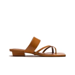 Women L'INTERVALLE Show Camel Leather