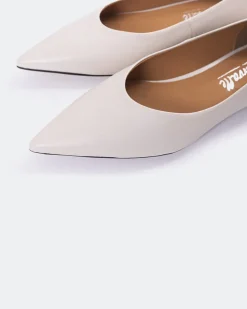 Women L'INTERVALLE Shynnis Off White Leather