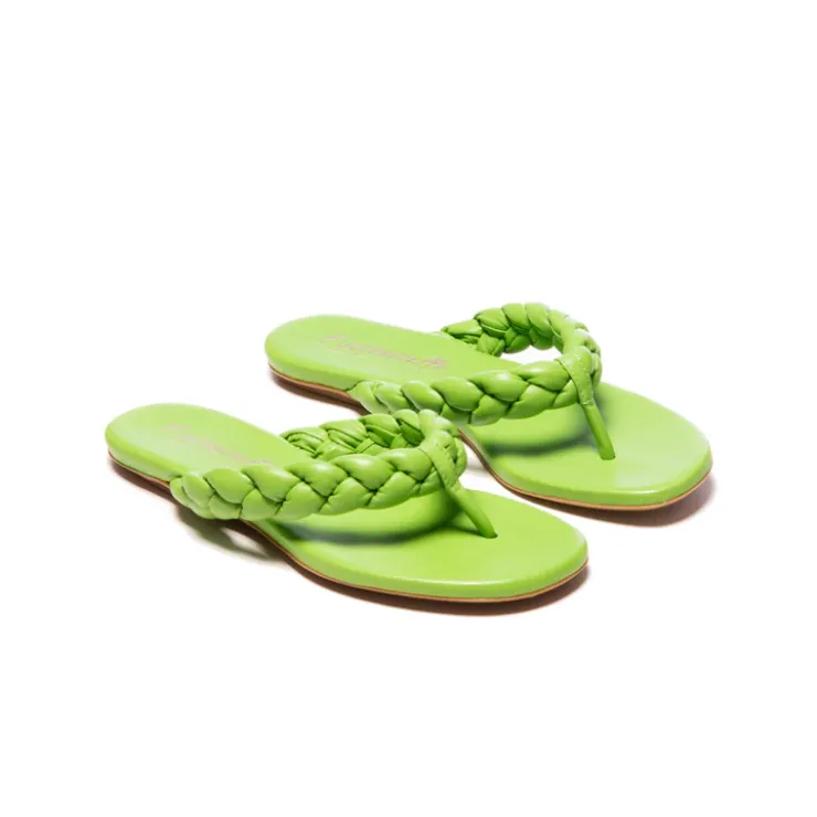 Women L'INTERVALLE Sirocco Green Leather