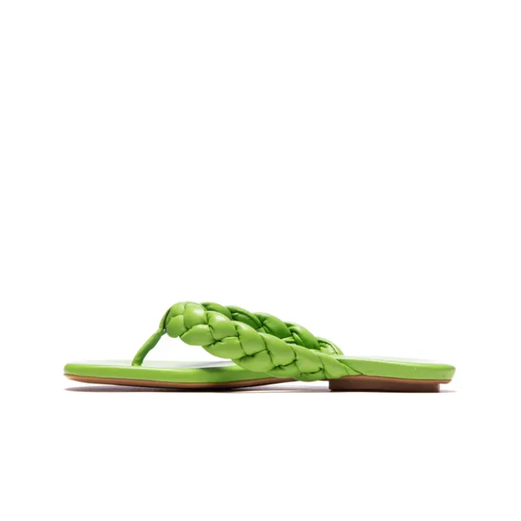 Women L'INTERVALLE Sirocco Green Leather