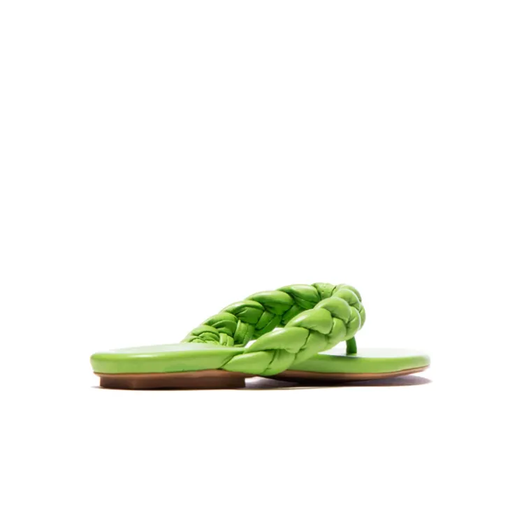 Women L'INTERVALLE Sirocco Green Leather