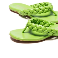 Women L'INTERVALLE Sirocco Green Leather